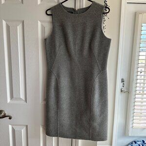 Talbots Light Gray wool dress /size 12P